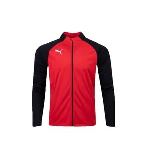 PUMA Team Liga 25 Men's Training Jacket Full Zip Red Black Size S New MSRP $55